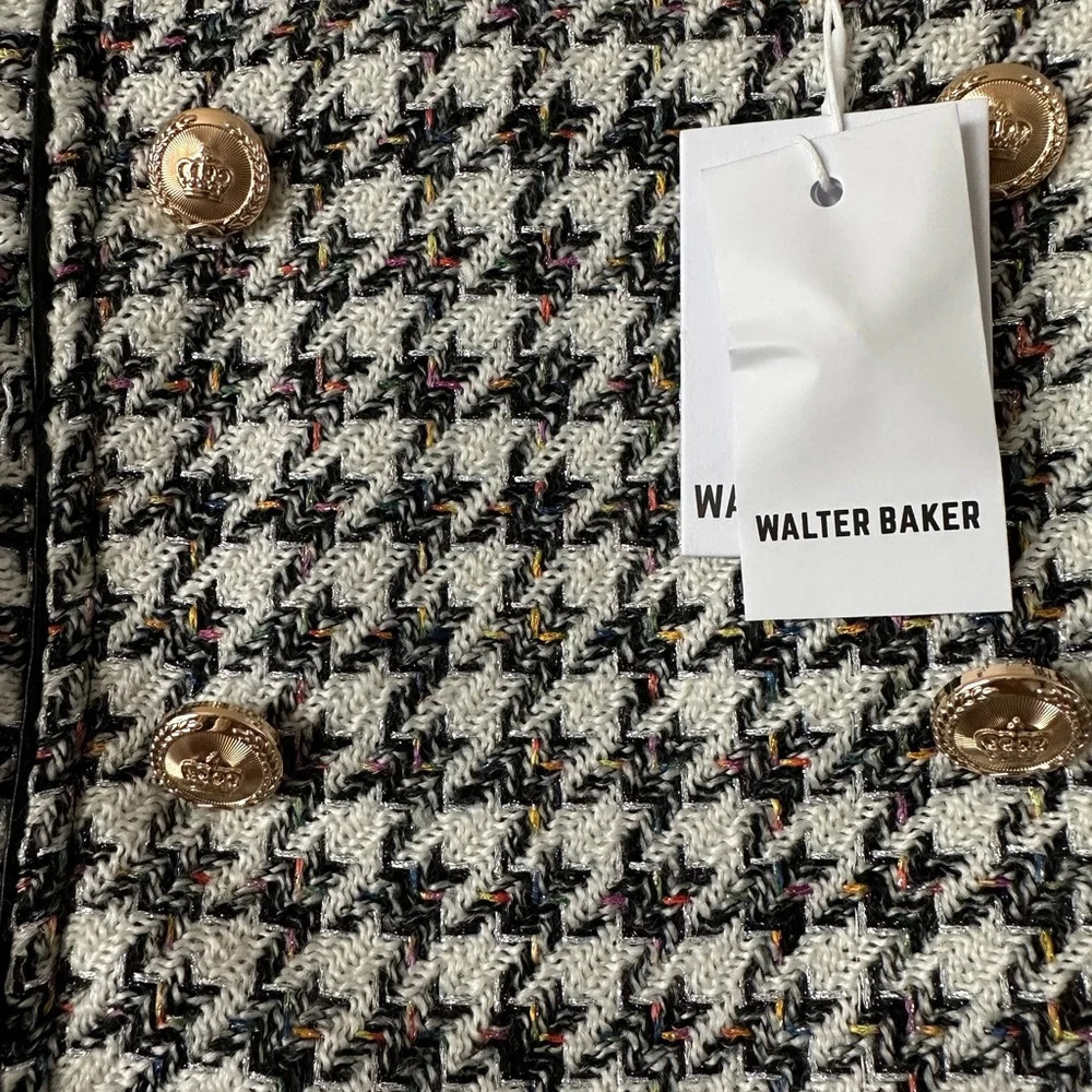 WALTER BAKER Cosmo Tweed Mini Cocktail Skirt Size 6 BNWT - Picture 4 of 13